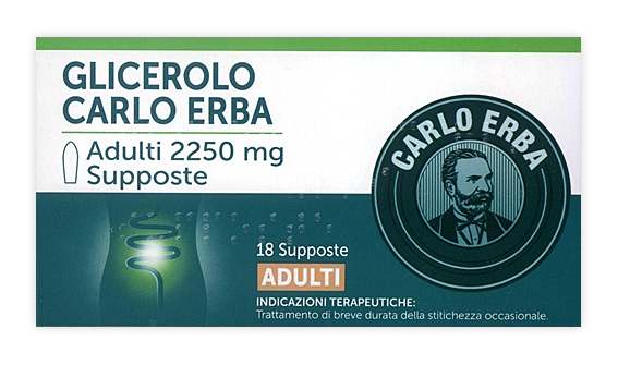 GLICEROLO*AD 18SUPP 2250MG - Antica Farmacia Celesia