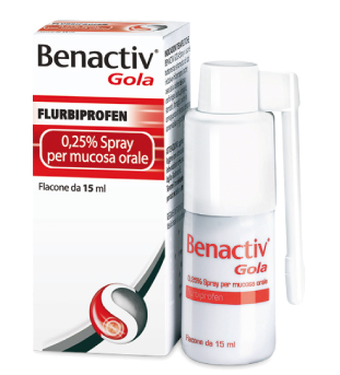 BENACTIV GOLA*SPRAY 15ML 0,25% - Antica Farmacia Celesia