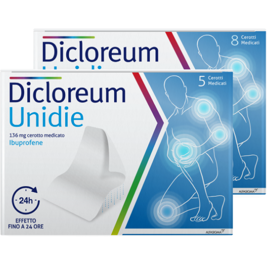 DICLOREUM UNIDIE*8CER 136MG24H - Antica Farmacia Celesia