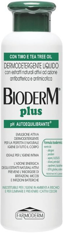 BIODERM PLUS ANTIBATTERICO 500 ML - Antica Farmacia Celesia