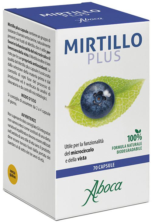 MIRTILLO PLUS 70 CAPSULE - Antica Farmacia Celesia