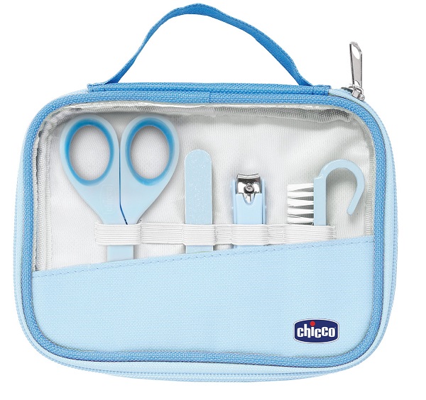 CHICCO SET UNGHIE BAMBINO AZZURRO-VERDE - Antica Farmacia Celesia