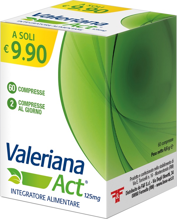 VALERIANA ACT 60 COMPRESSE - Antica Farmacia Celesia
