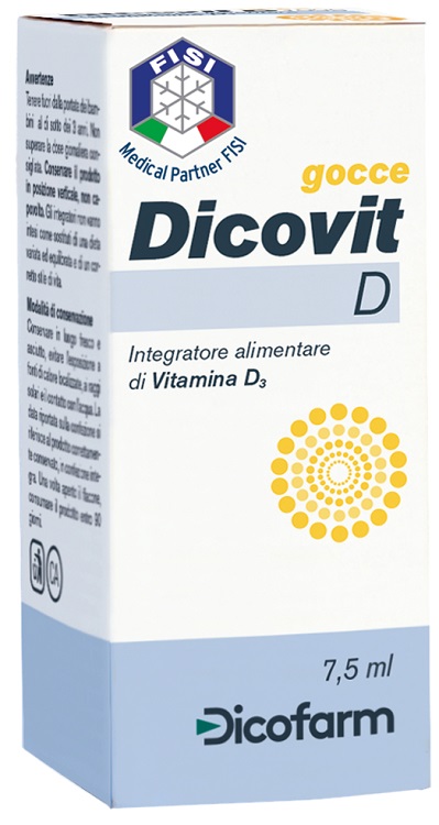 DICOVIT D VITAMINA D3 7,5 ML - Antica Farmacia Celesia