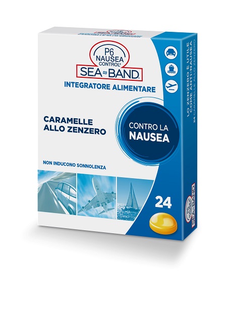 P6 NAUSEA CONTROL CARAMELLE ANTI NAUSEA VIAGGIO ALLO ZENZERO 24 PEZZI - Antica Farmacia Celesia