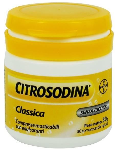 CITROSODINA CLASSICA 30 COMPRESSE MASTICABILI - Antica Farmacia Celesia