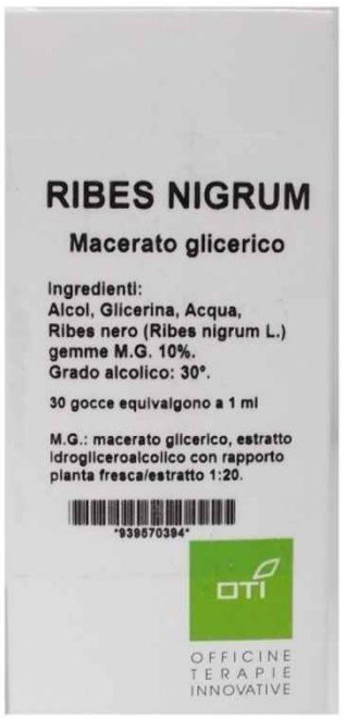 RIBES NIGRUM MACERATO GLICERICO 10% GOCCE 100ML - Antica Farmacia Celesia