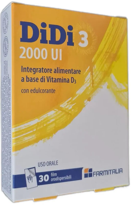 DIDI3 2000 UI 30 FILM ORODISPERSIBILI - Antica Farmacia Celesia