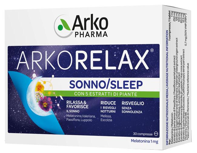 ARKORELAX SONNO 30 COMPRESSE - Antica Farmacia Celesia
