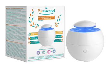PURESSENTIEL DIFFUSORE UMIDIFICATORE ULTRASONICO O'XYGEN - Antica Farmacia Celesia