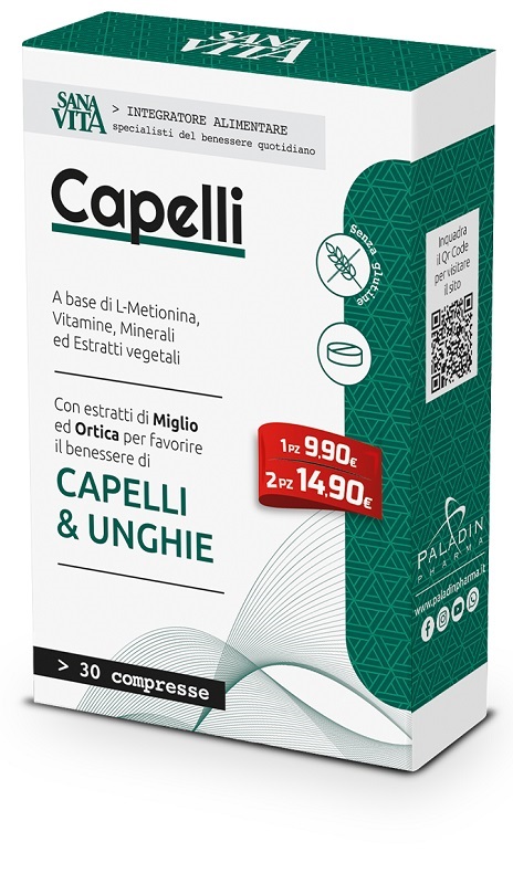 SANAVITA CAPELLI 30 COMPRESSE - Antica Farmacia Celesia