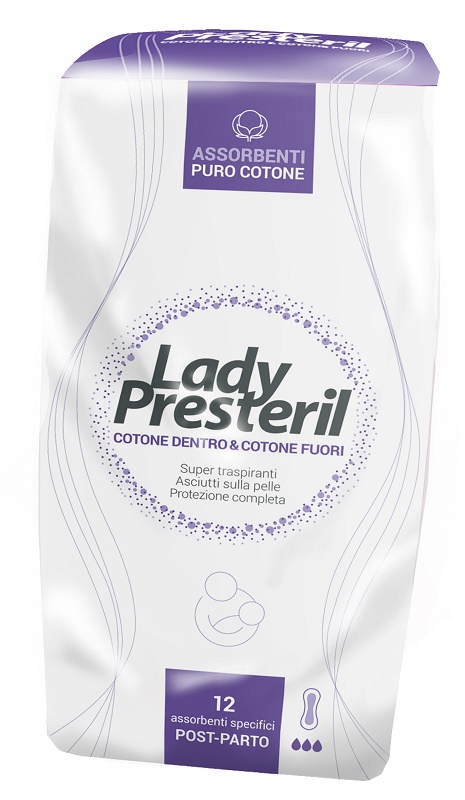 LADY PRESTERIL POSTPARTO 12 PEZZI - Antica Farmacia Celesia