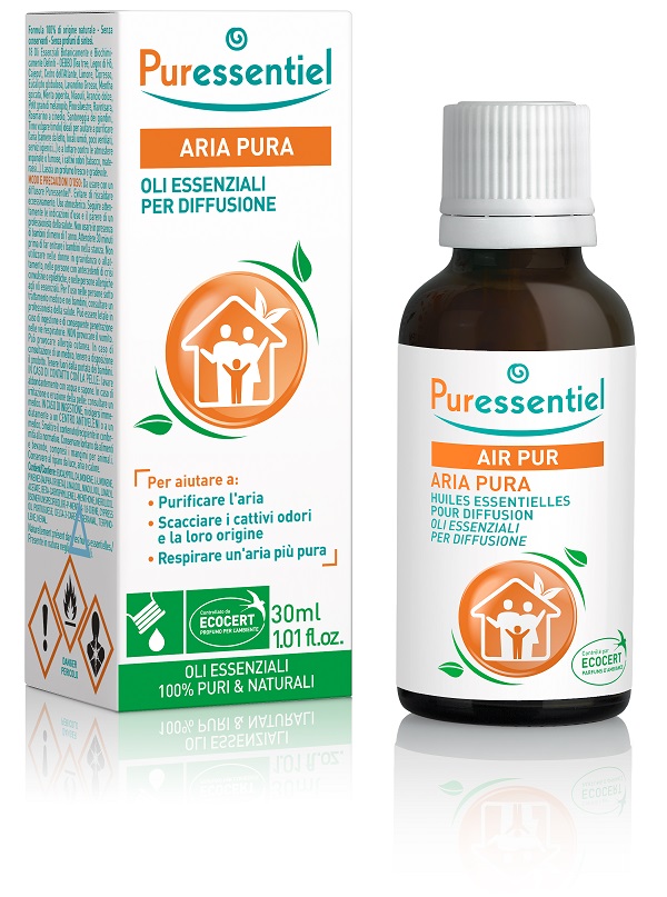 PURESSENTIEL MISCELA PER DIFFUSIONE ARIA PURA CERTIFICATA ECOCERT 30 ML - Antica Farmacia Celesia