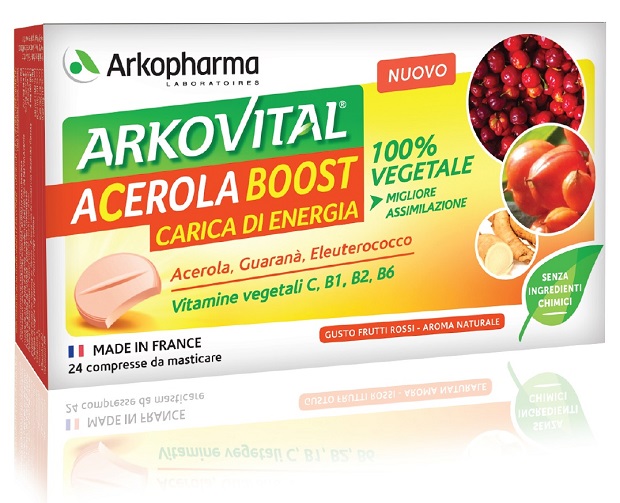 ARKOVITAL ACEROLA BOOST 24 COMPRESSE - Antica Farmacia Celesia