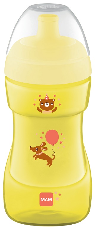 MAM TAZZA SPORTS 330 ML 12+ BECCUCCIO RIGIDO NEUTRO - Antica Farmacia Celesia