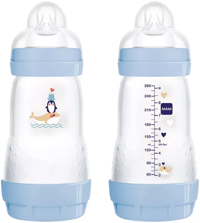 MAM BIBERON EASY START 260 ML 2+ TETTARELLA 2 MASCHIO - Antica Farmacia Celesia