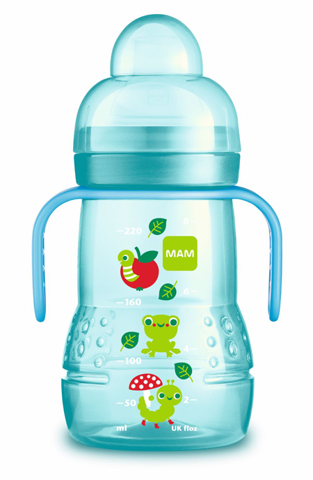 MAM TRAINER 220 ML 4+ BECCUCCIO SOFT SILICONE NEUTRO - Antica Farmacia Celesia