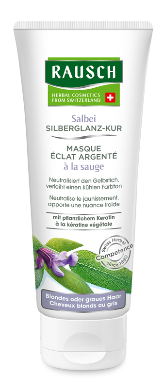 RAUSCH MASCHERA CURATIVA LUCENTEZZA ARGENTEA ALLA SALVIA 100 ML - Antica Farmacia Celesia