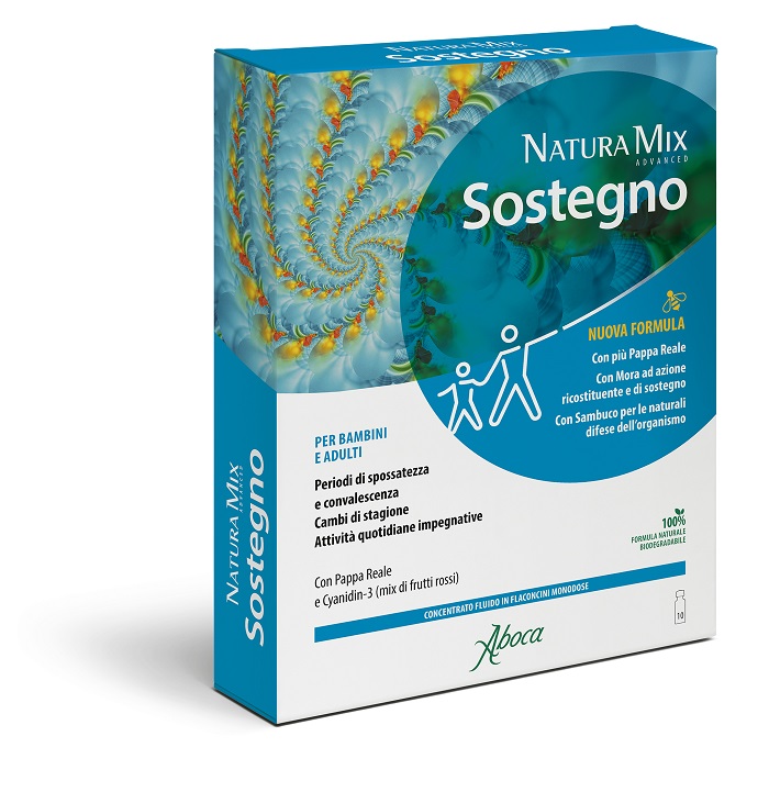 NATURA MIX ADVANCED SOSTEGNO 10 FLACONCINI DA 15 ML - Antica Farmacia Celesia