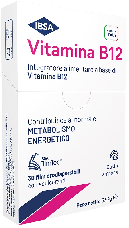 VITAMINA B12 IBSA 30 FILM ORALI - Antica Farmacia Celesia