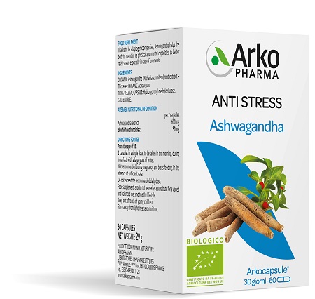 ARKOCPS ASHWAGANDHA BIO 60 CAPSULE - Antica Farmacia Celesia