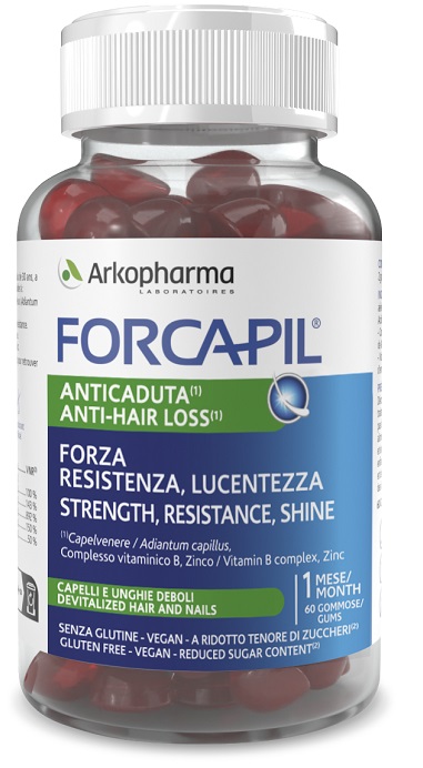 FORCAPIL ANTICADUTA GUMMIES CARAMELLE GOMMOSE 150 G - Antica Farmacia Celesia