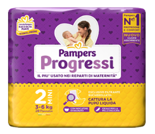 PAMPERS PROGRESSI MINI 28 PEZZI - Antica Farmacia Celesia